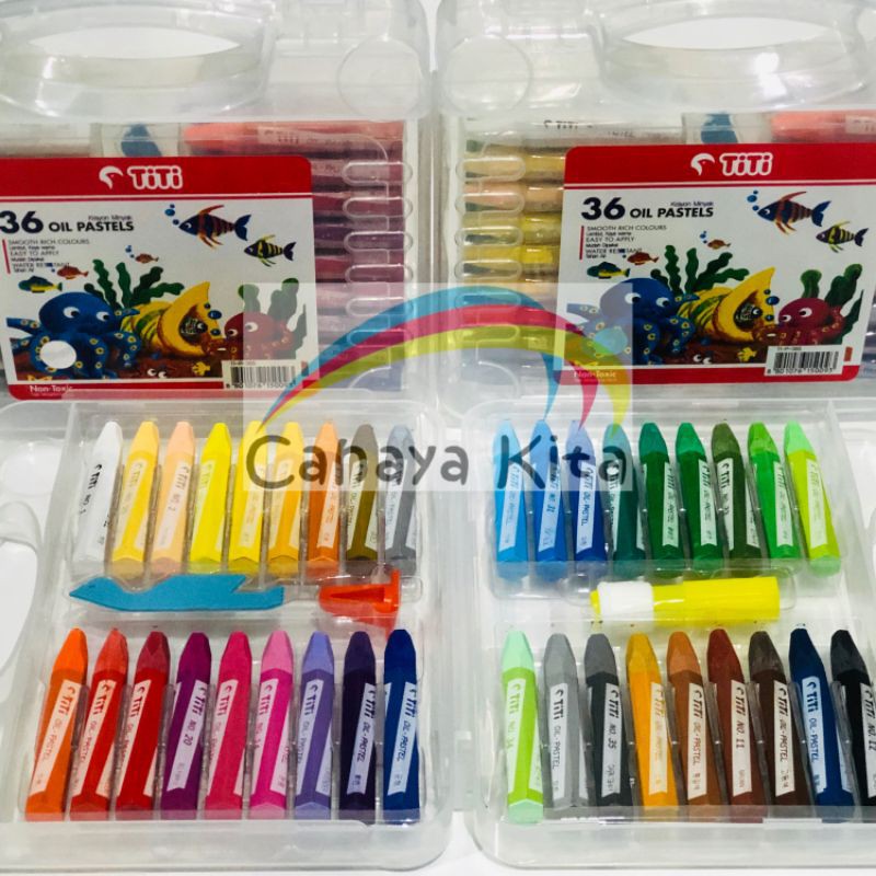 

Oil Pastel Krayon Minyak Joyko TiTi OP-36S 36 Warna Colors