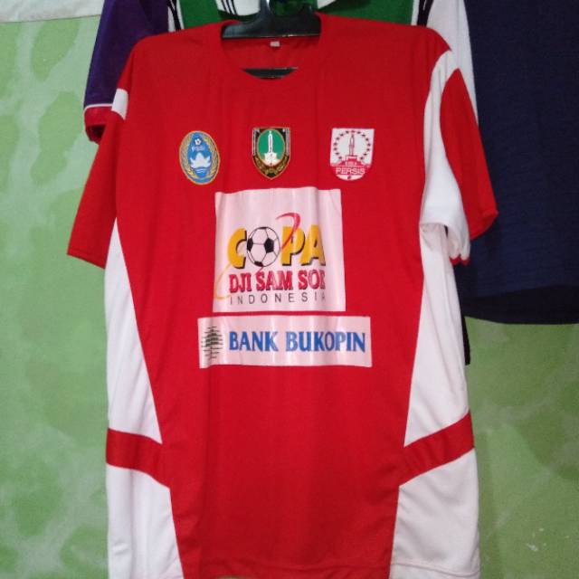 Jersey Persis Solo Copa Home 2007 Ji Sam Su Merah Retro Lokal