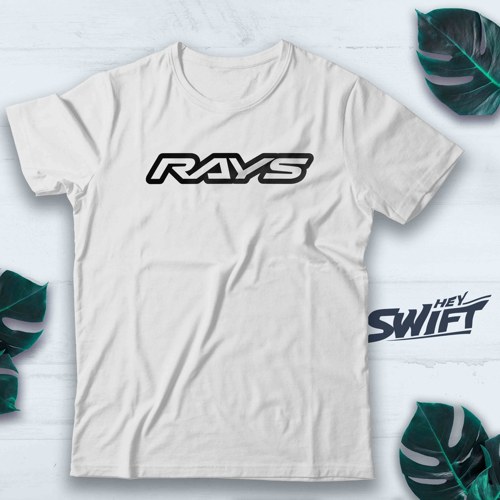 KAOS RAYS ENGINEERING WHEELS JAPAN T-SHIRT OTOMOTIF MOBIL BAJU VELG