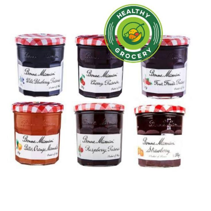 

E9N - Bonne Maman All Varian 370gr Selai Orange Marmalade Raspberry Blueberry Strawberry bone mama →