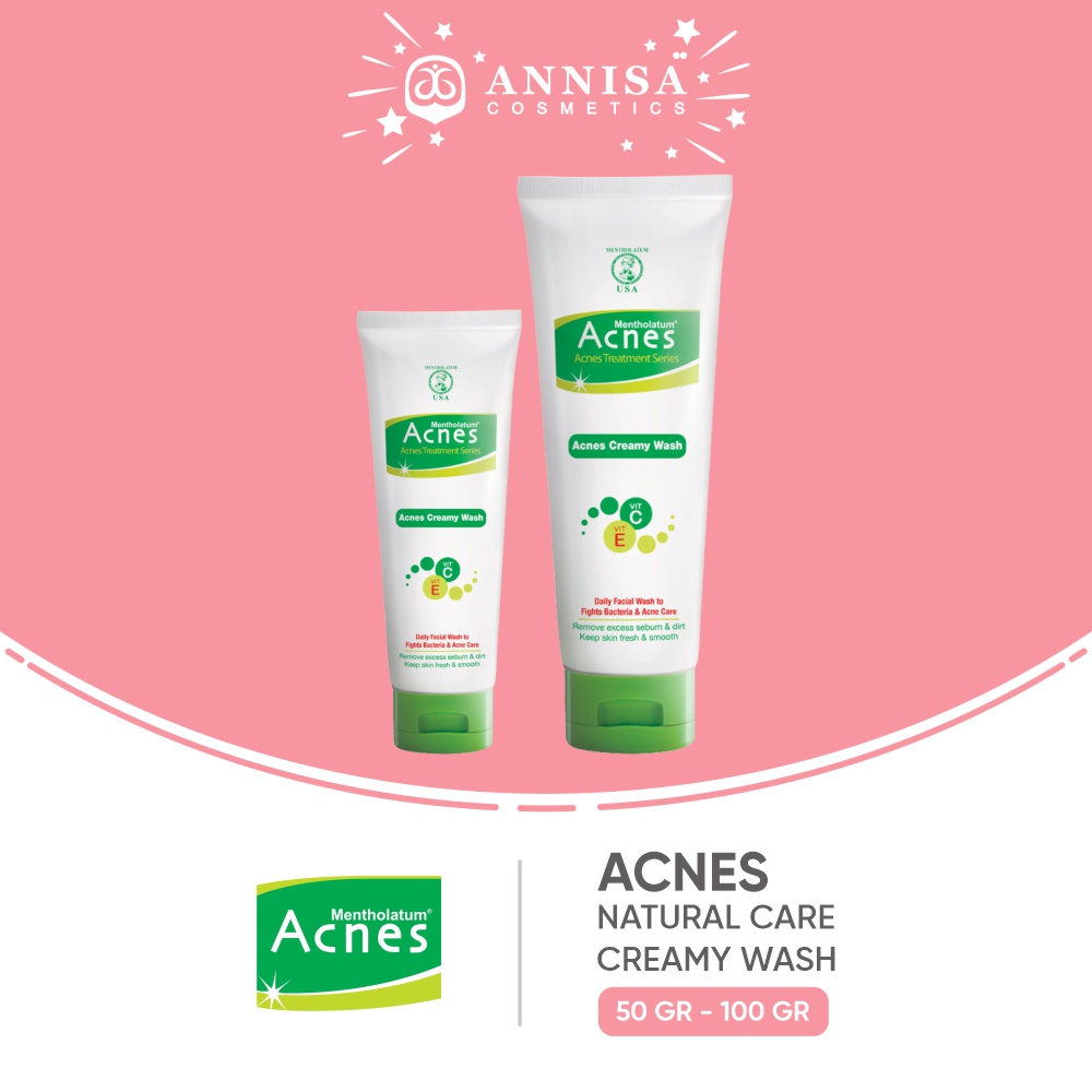 Jual Acnes Creamy Wash 50gr Dan 100gr | Shopee Indonesia