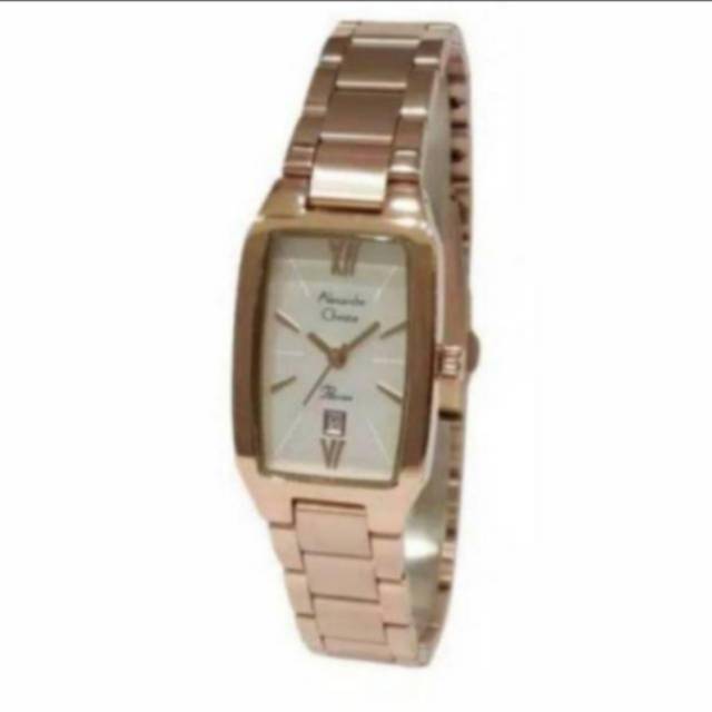Jam Tangan Alexandre Christie 2455 Wanita RoseGold Original