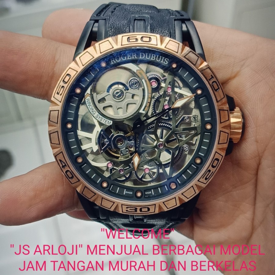 Big Sale JAM TANGAN PRIA ROGER DUBUIS RD MATIC JAPAN D.50CM Garansi 1th