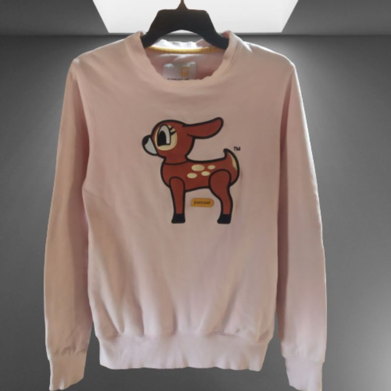 Crewneck pancoat rusa pink