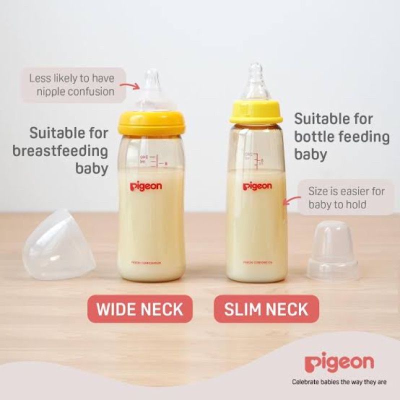 Silikon Dot Pengganti Pigeon BPA FREE Peristaltic Plus Standar / Slim / Wide Neck Nipple / dot ulir