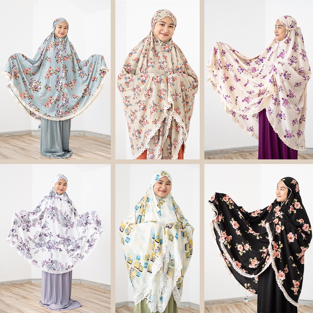 Mukena Zaina Silky Premium | Mukena Poeti Original | Mukena Travelling Dewasa