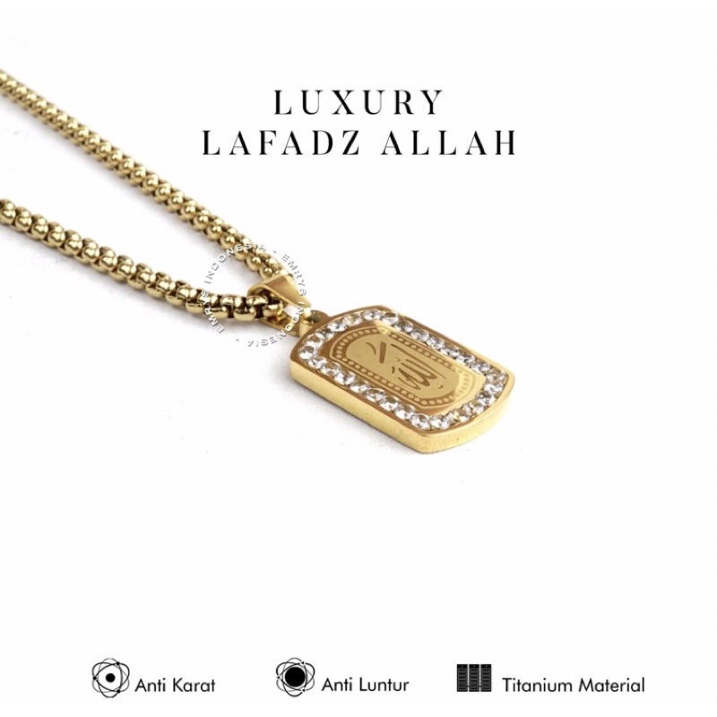 Kalung TNT x Liontin lafadz Allah