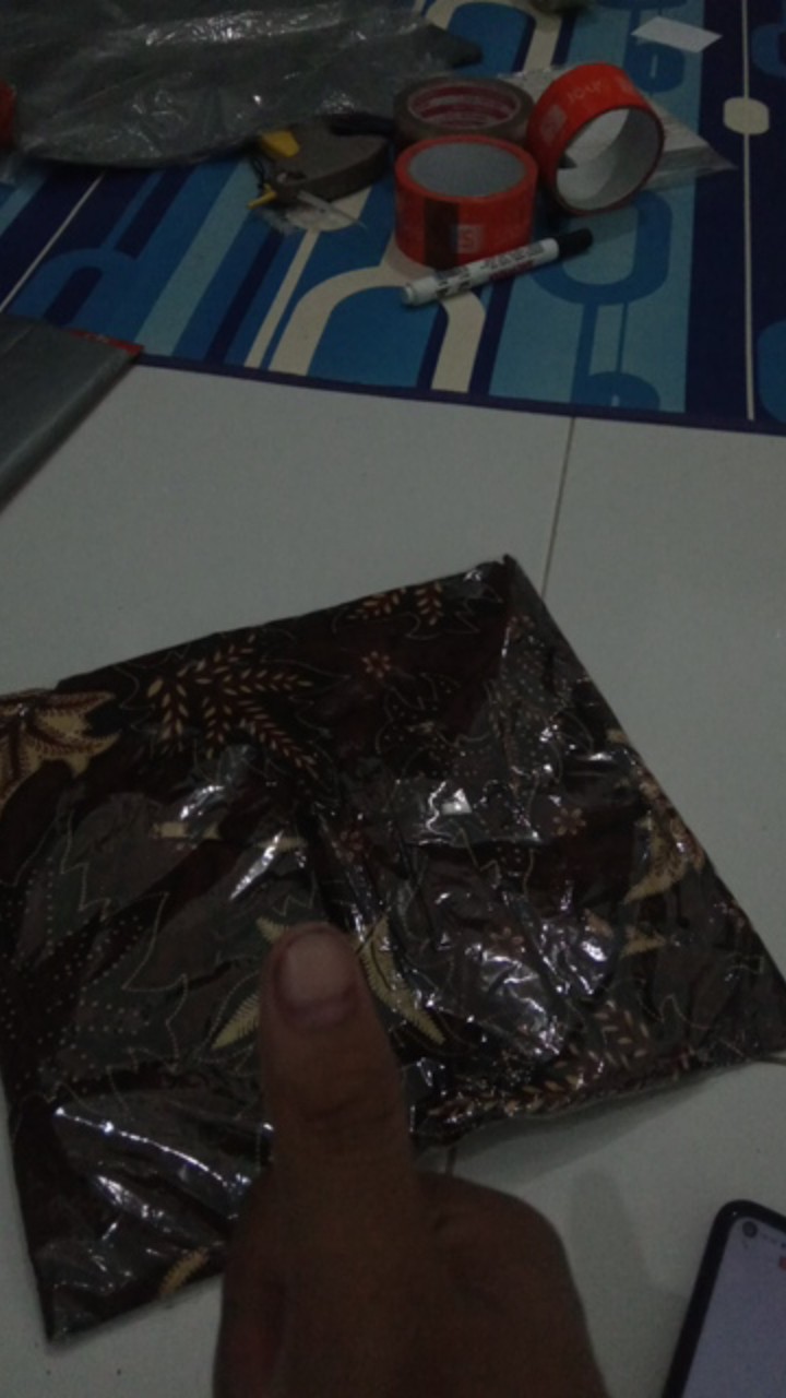 Batik Couple Notoarto Batik Ipnu-ippnu Kemeja Pria Sogan Lawasan Manuk Kembar Katun Cap Solo Baru