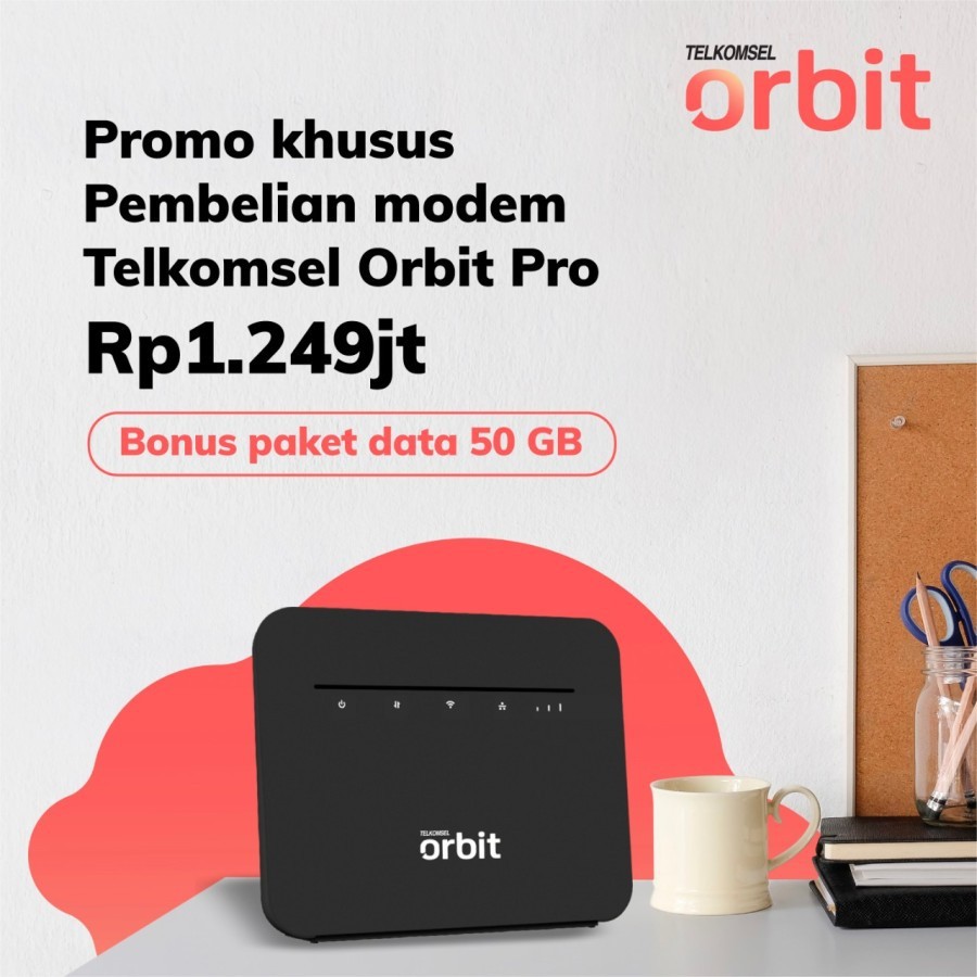 Modem Router HKM Orbit Pro HKM281 Free Kouta 50GB