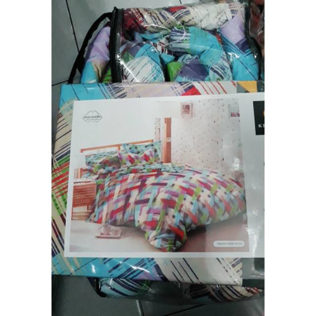 Bedcover set KENDRA ukuran 160 x 200