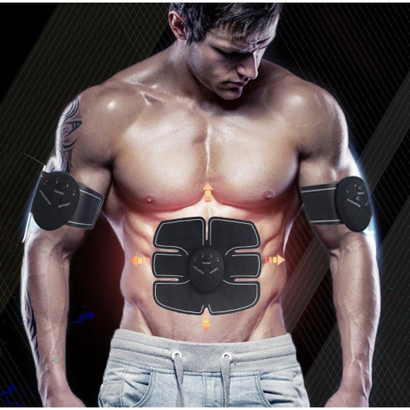 Alat Stimulator Terapi EMS Otot Six Pack ABS Abdominal Smart Fitness