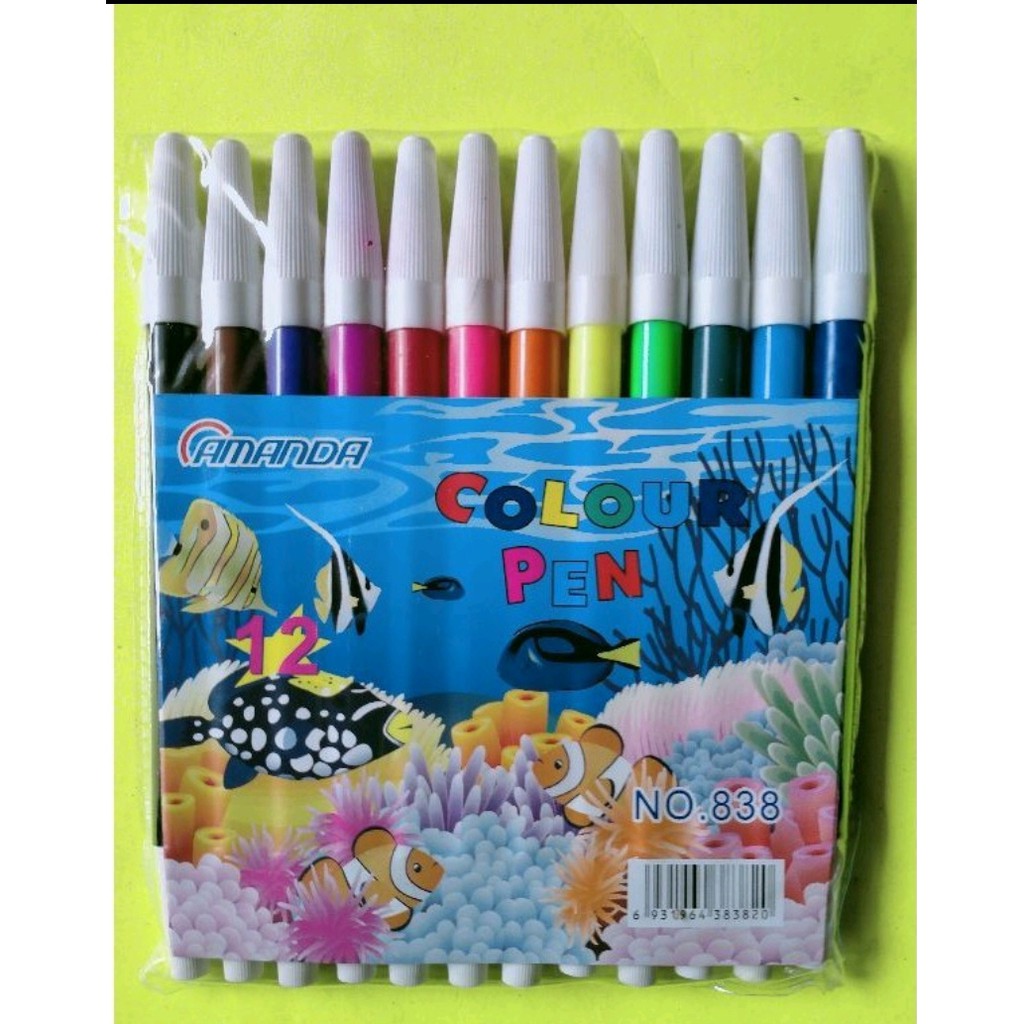 

SPIDOL 12 WARNA AMANDA N0.838 MURAH