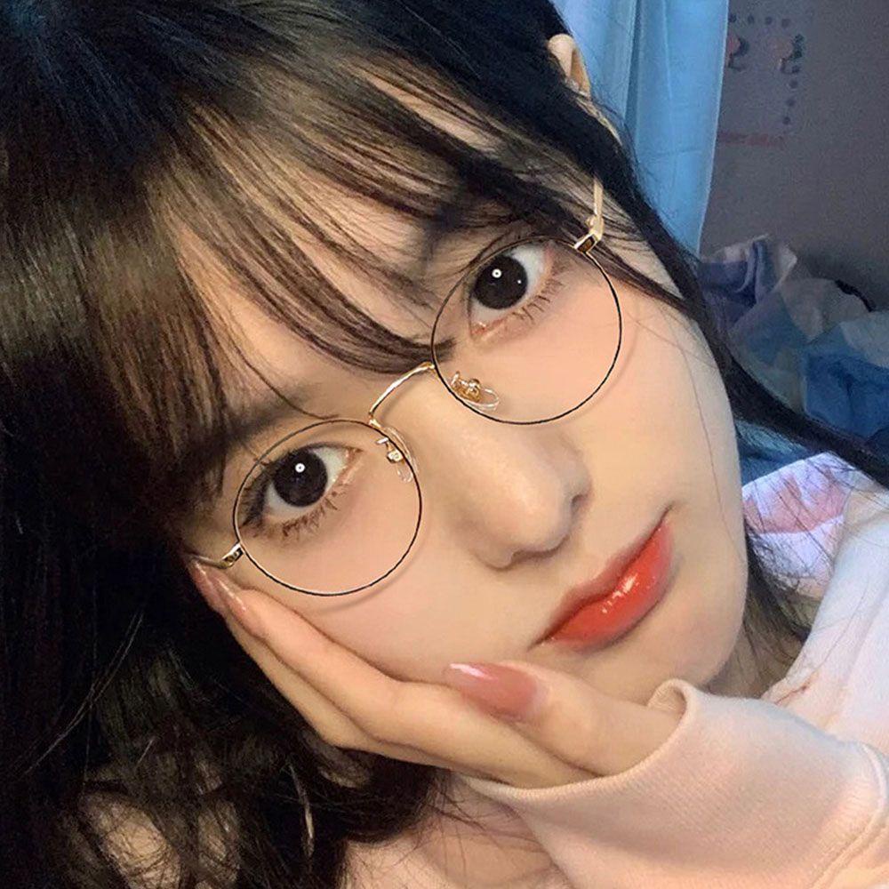 Mxbeauty Blocking Glasses Fashion Retro Anti Cahaya Biru Pria Bingkai Logam Kacamata Komputer Kacamata Optik