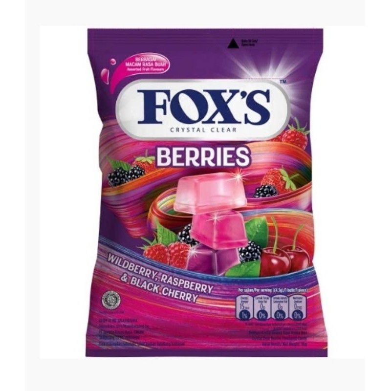 

Fox Crystal Clear Berries Bag New 90gr