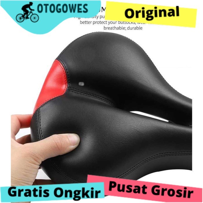 Sadel Sepeda Bike Saddle Leather WEST BIKING