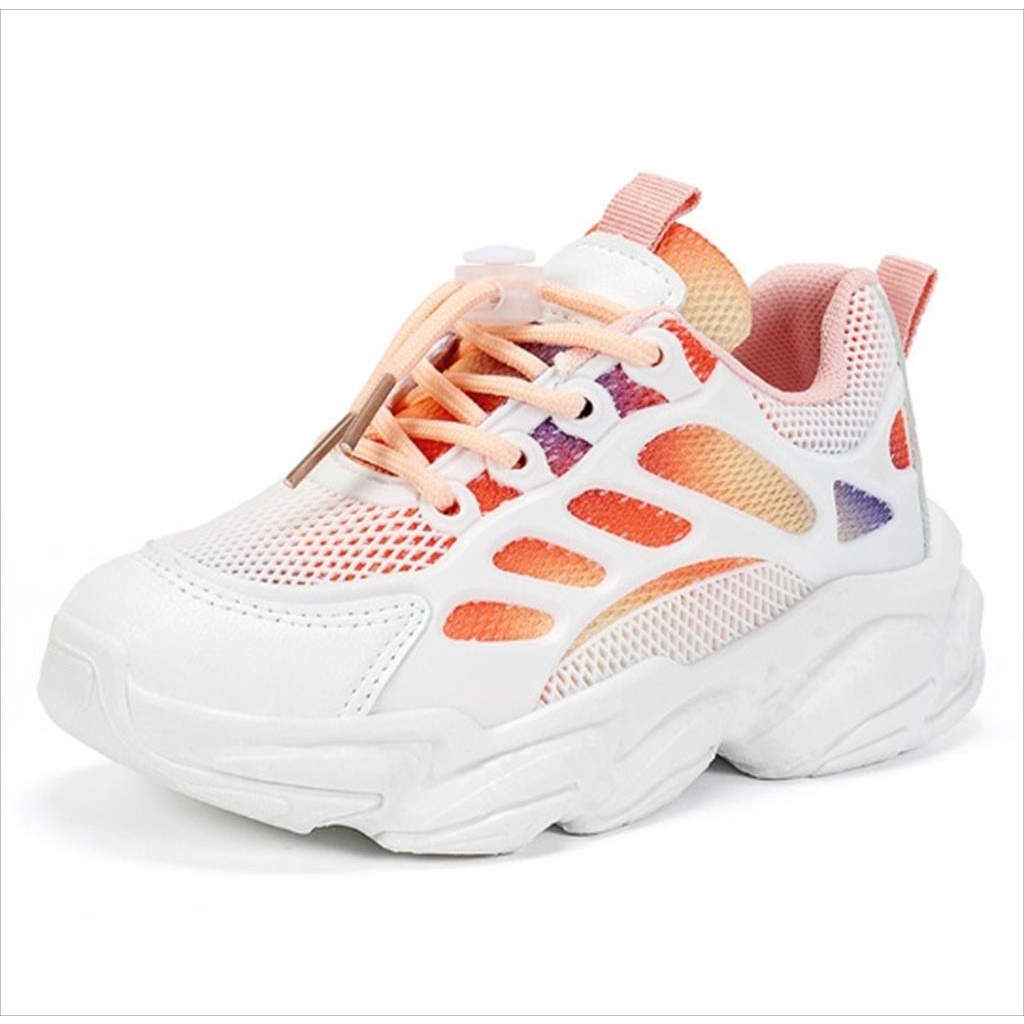 Sepatu Sneakers Anak Import Model Terbuka Sekolah Korea Terlaris Bahan Lembut G3R5 Anti Selip Licin 