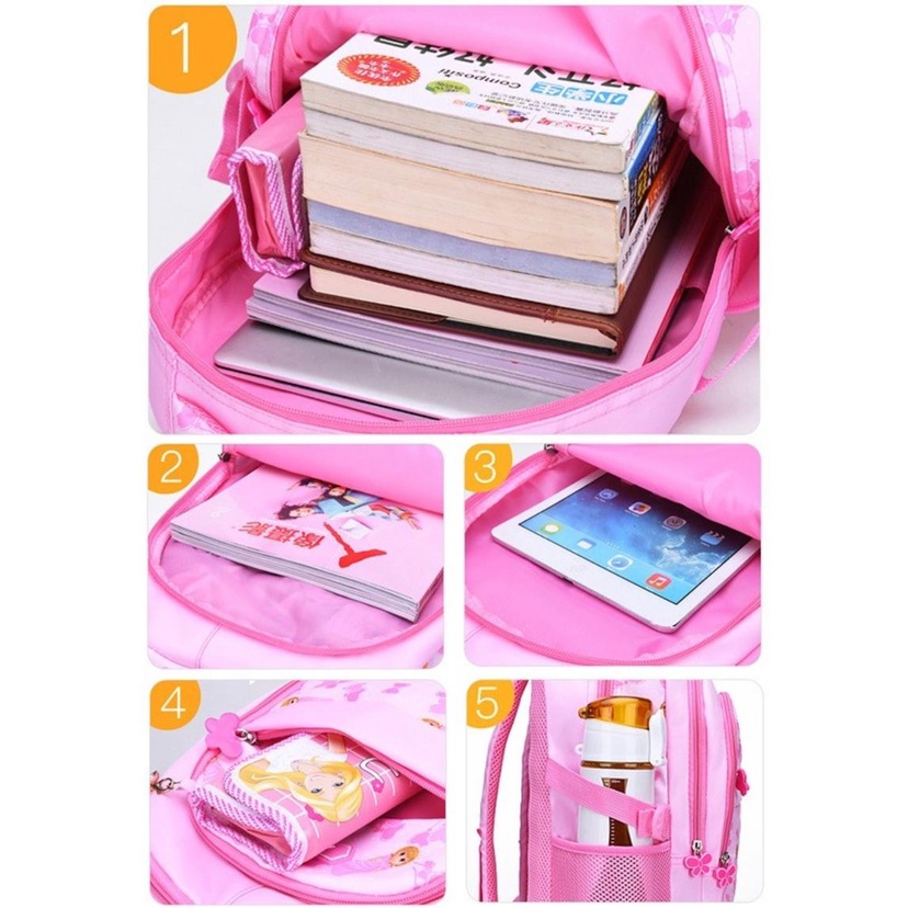 Unicorn Tas Anak Perempuan Ransel Sekolah SD Import Tas Anak Karakter LOL - Kids Backpack School Import