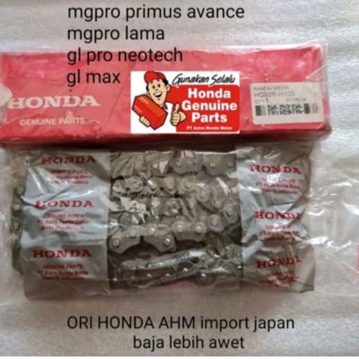 HC92R-H100 rantai keteng rantai mesin megapro primus avance megapro lama gl pro neotech gl max asli honda