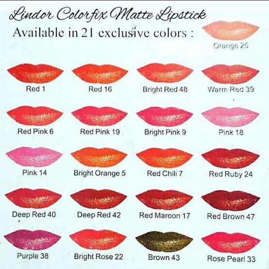 Lindor Colorfix Lipstick