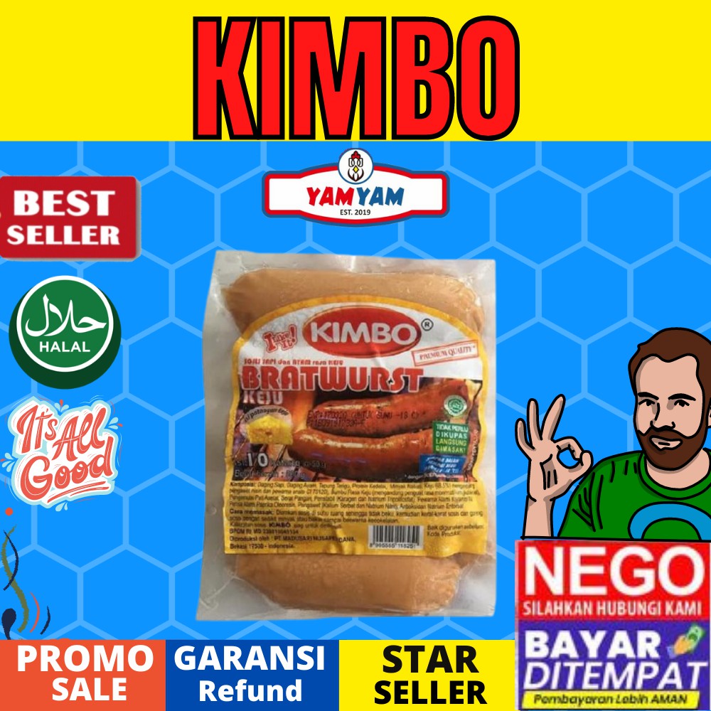 

KIMBO SOSIS ORI ISI 10 JUMBO PREMIUM BIG BESAR Sosis Sapi Original Murah Halal DEPOK BOGOR TANGSEL