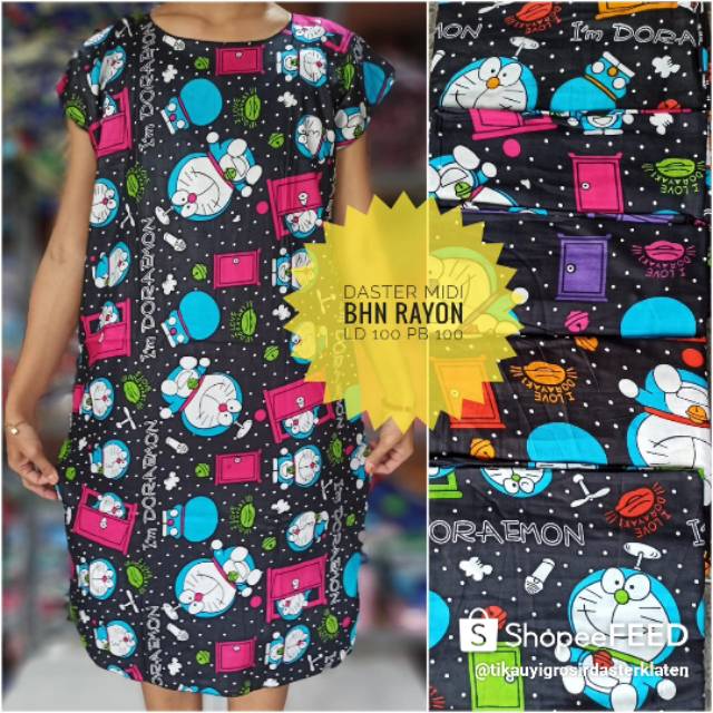 DASTER MIDI RANDOM daster murah daster batik midi murah bajuwanita daster jumbo grosir daster klaten