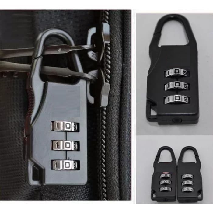 Gembok Kunci Koper padlock Travel Bag army keychain Lock