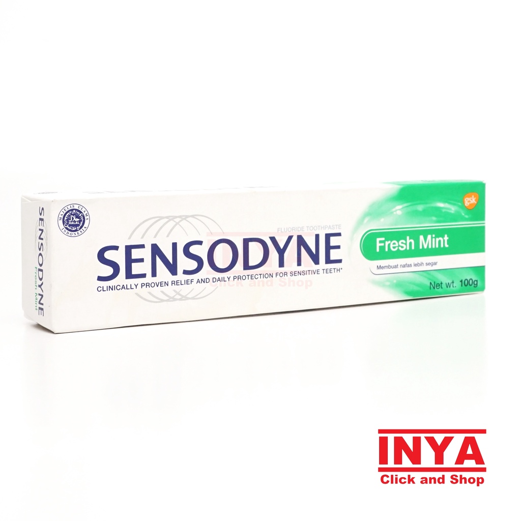 SENSODYNE FRESH MINT FLUORIDE TOOTHPASTE 100gr - Pasta Gigi - Odol