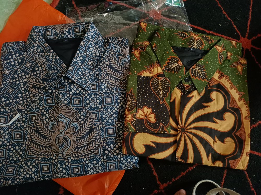 Mandala Hijau Batik Pria Lengan Panjang Full Furing Batik Solo