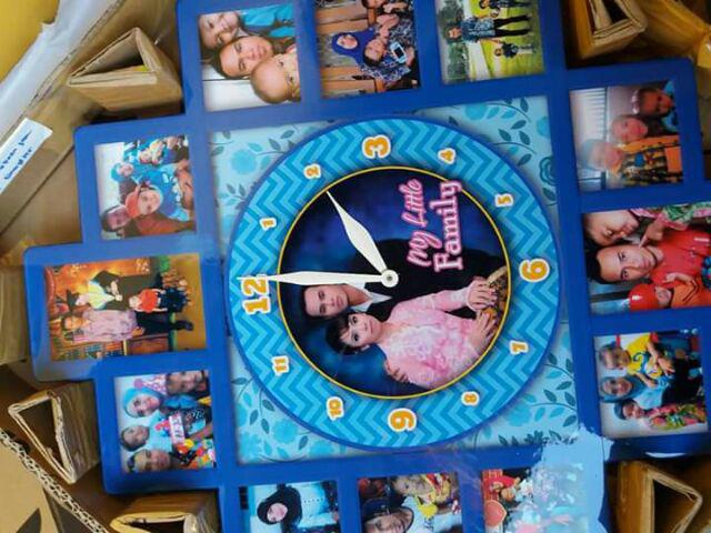 Jam Dinding Unik Model Frame Foto