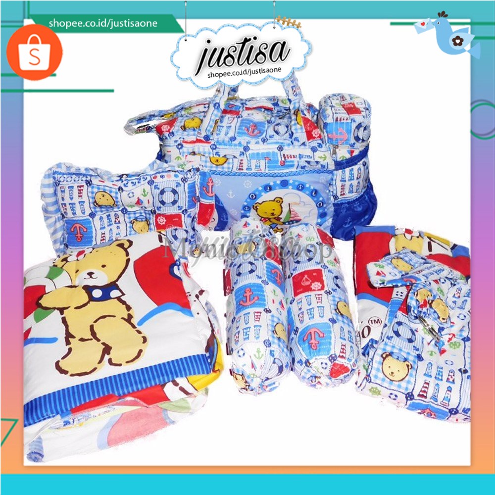 Promo !! SALE !! SET KADO tas bayi chekiddo/gift set 4 in 1 chekiddo