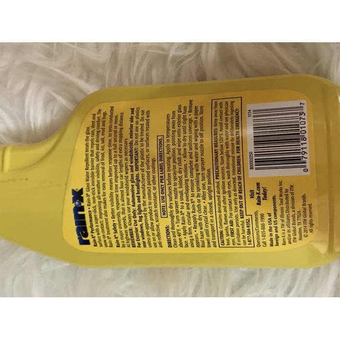 rain x glass water repellent 16Oz / rainx / rain-x
