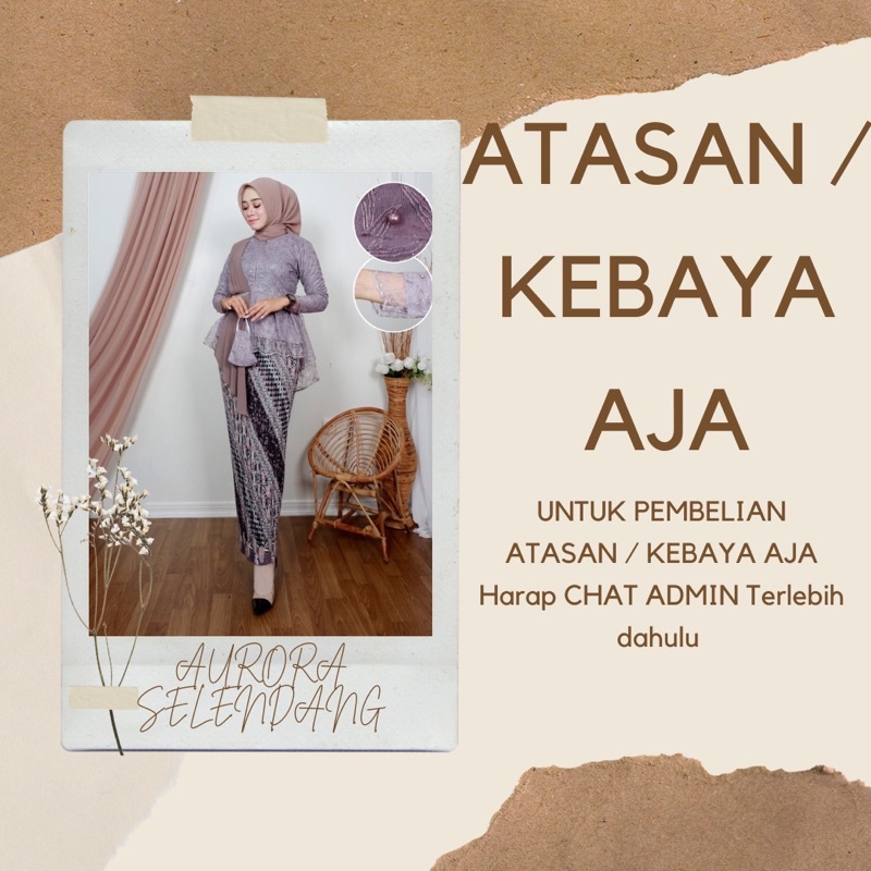 EK-> AURORA SELENDANG - ATASAN KEBAYA - KEBAYA WISUDA - KEBAYA MODERN - KEBAYA SELENDANG - KEBAYA - KEBAYA TERBARU - KEBAYA TERLARIS - KEBAYA MURAH - ATASAN KEBAYA BRUKAT-3