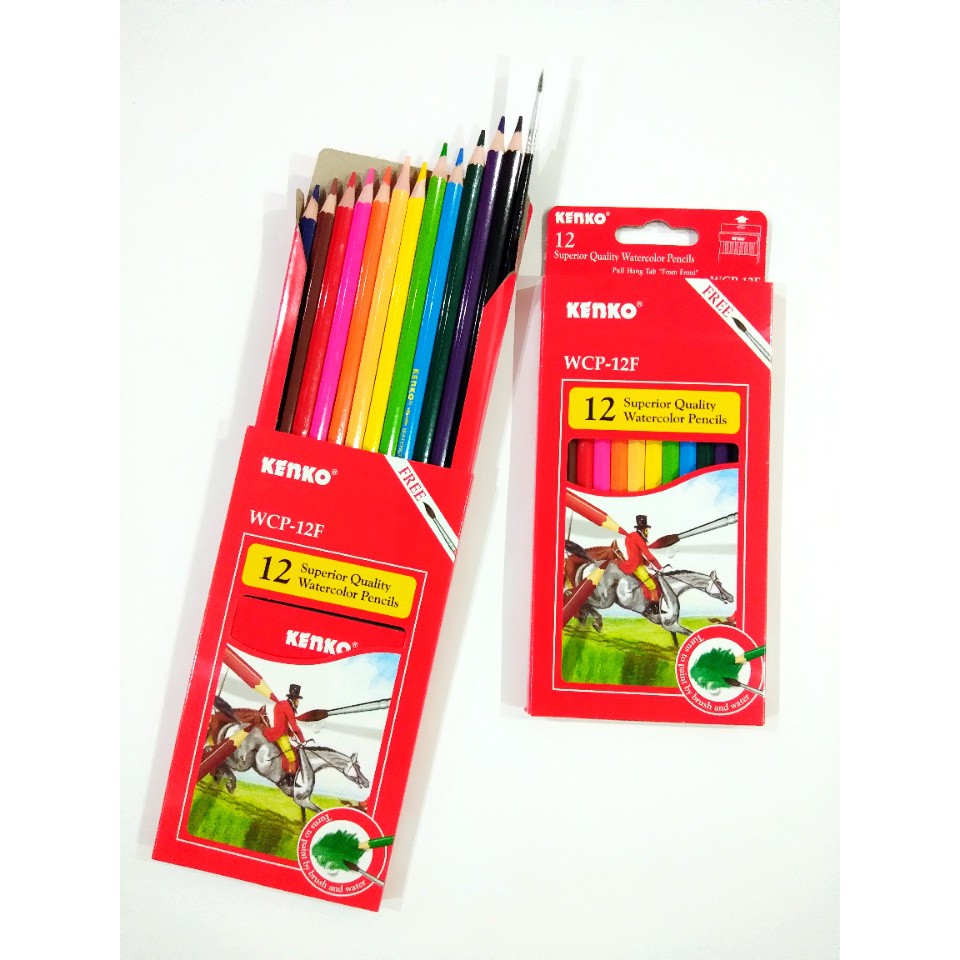 

WATER COLOR PENCILS KENKO 12 WARNA BI - COLOR WCP-12F
