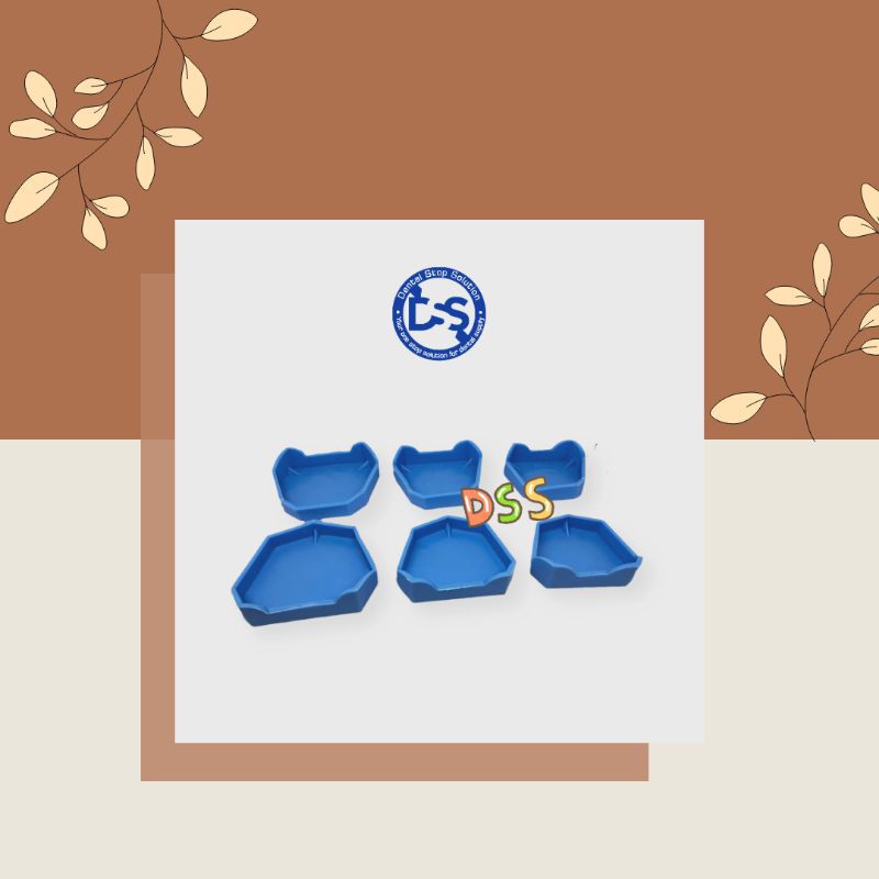 Jual DSS// Rubber base dental model gigi 6 pcs/ set, ukuran S, ukuran M