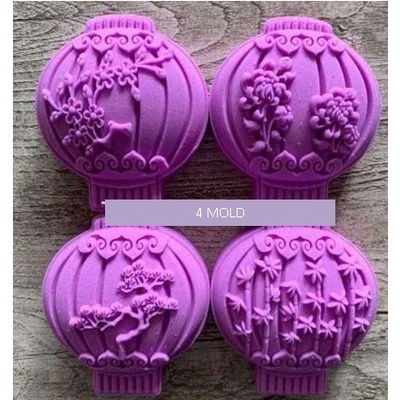 Cetakan Kue Bulan Mooncake Press Mold 50gr Cetakan Kura Kura Type 006