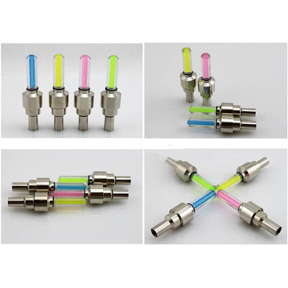 Murah Banget Tutup Pentil Ban Lampu LED, Sepeda Motor, Sepeda , Mobil - Merah Muda Kualitas