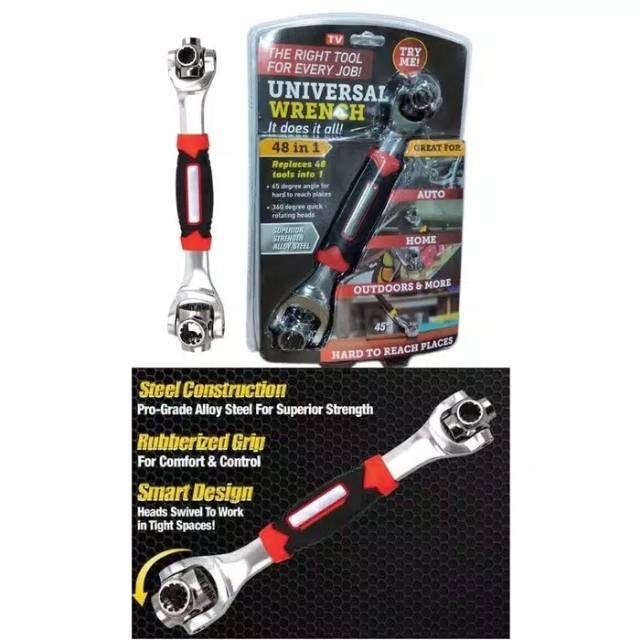 Kunci Shock Universal 48in1 / Kunci Shock Multifungsi