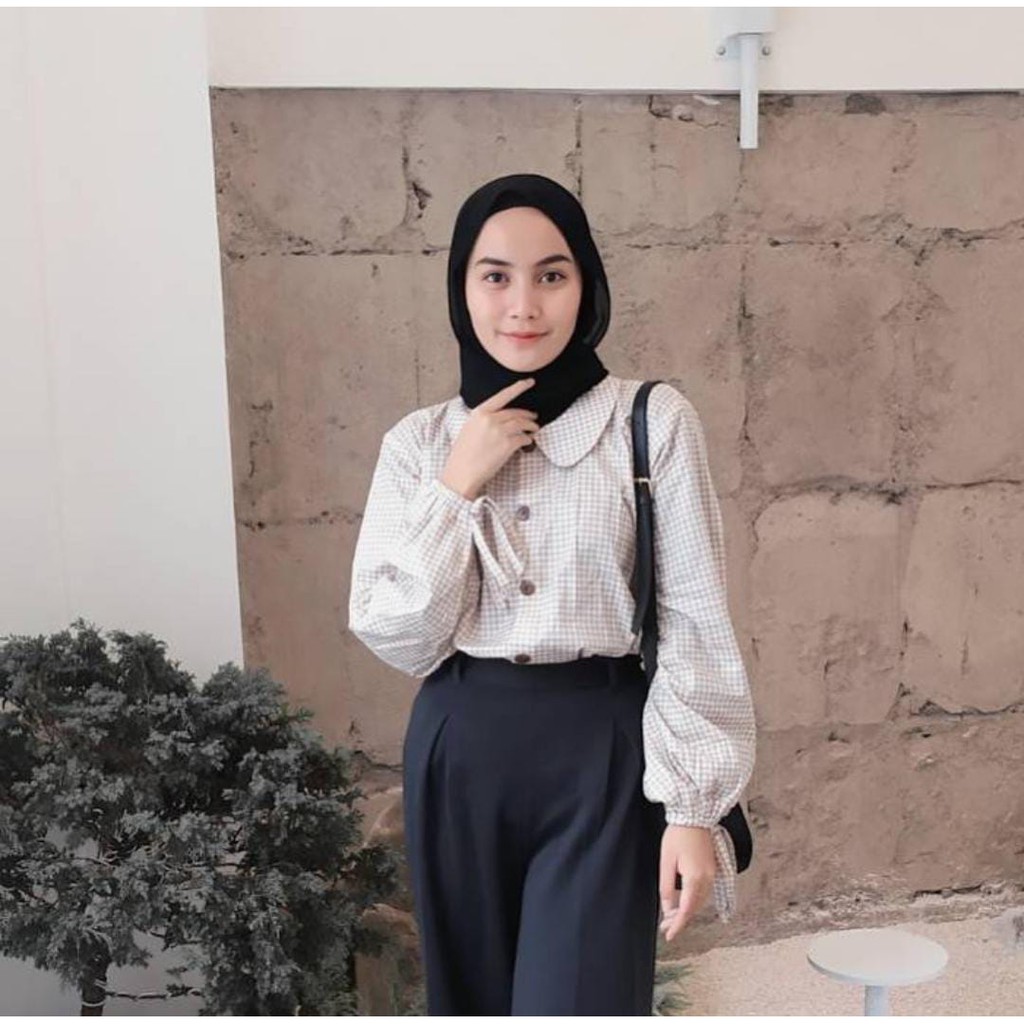 Grosir Baju Murah Atasan Blouse Wanita Fashion Muslim Zashi-5