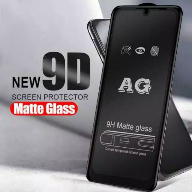 AG Tempered Glass Matte anti minyak for Xiaomi Redmi 10 11T mi 8 Lite A1/5x Play GO A2 Lite Note 11 10 5G Poco X3 M3 M4Pro M5