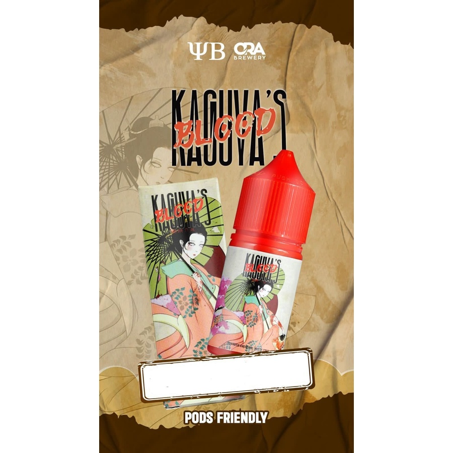 YB LIQUID KAGUYA'S BLOOD 30ML AUTHENTIC LIQUID KAGUYA PODS FRIENDLY