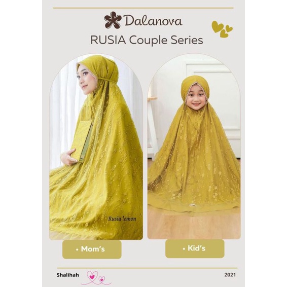Mukena couple ibu dan anak Original Dalanova