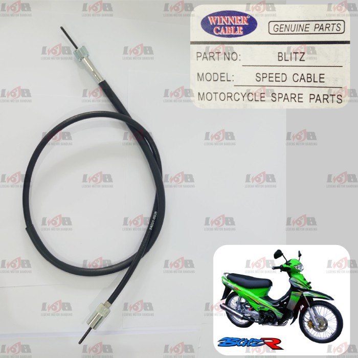 Kabel Speedometer Kawasaki Ninja RR Kaze Blitz Kilometer Cable Mix