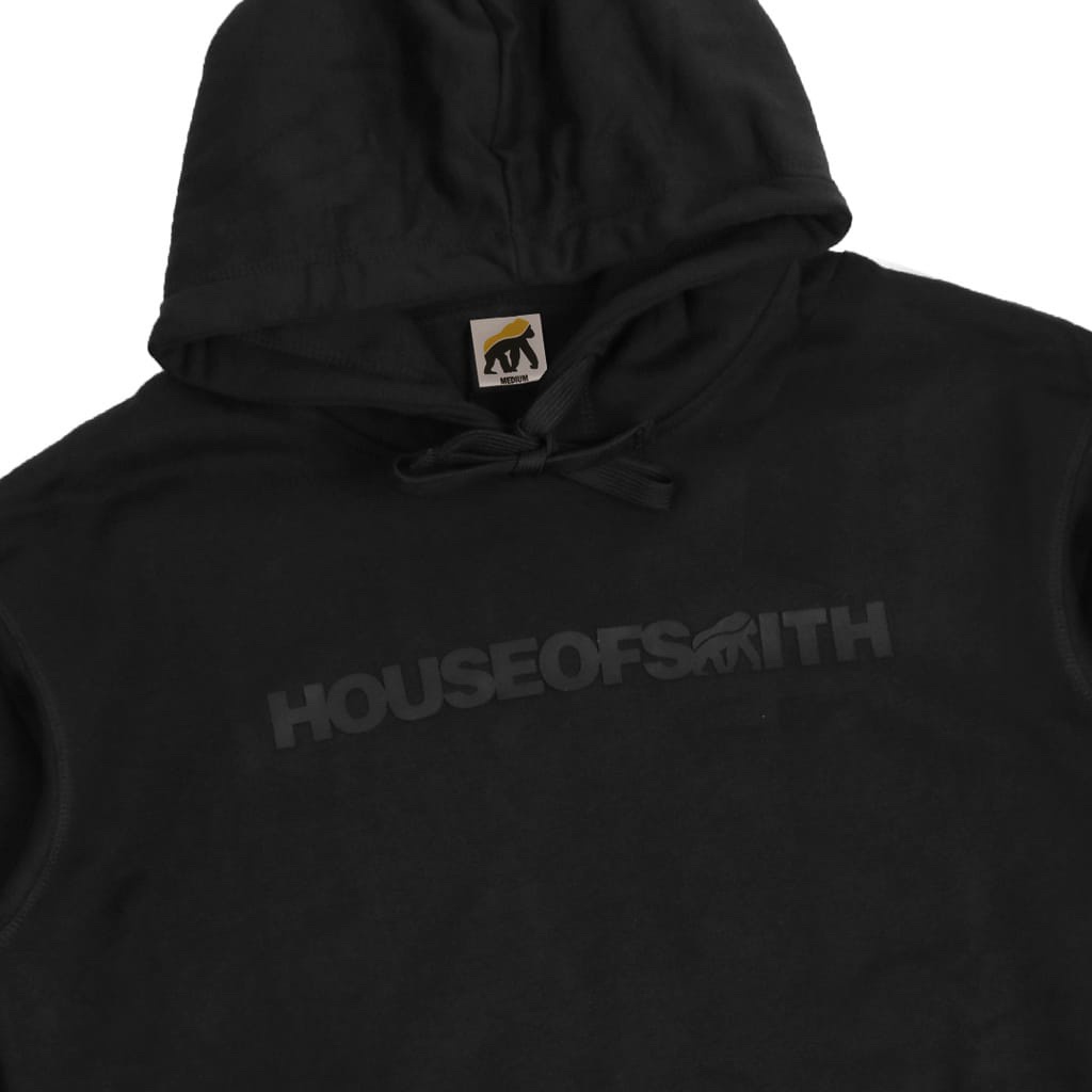 Sweater hoodie HOUSE OF SMITH Black on black unisex