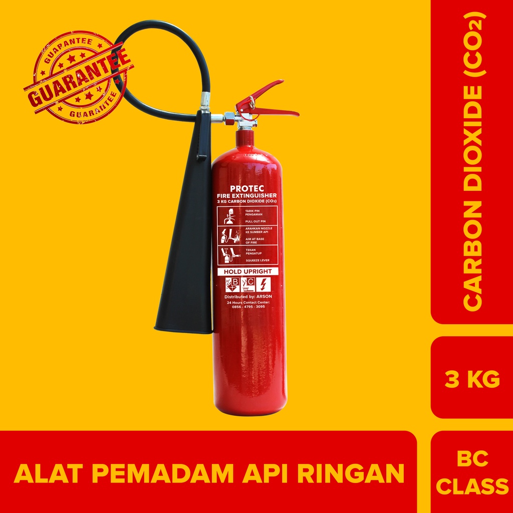 Jual APAR Karbondioksida 3 KG / Tabung Alat Pemadam Api Ringan CO2 3kg ...