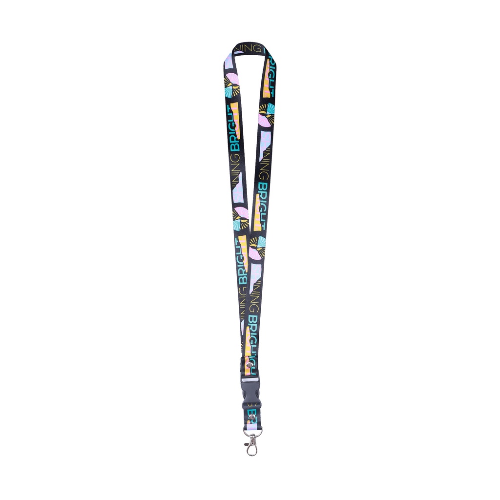 

Shining Bright Tali Lanyard Retro - Hitam