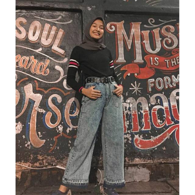 Kulot jeans Jihan Ombre