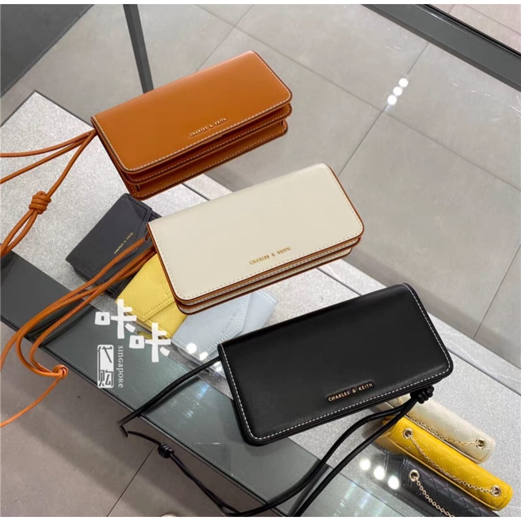 DOMPET PANJANG WANITA CHARLES&amp;KEITH DOMPET SELEMPANG DOMPET KARTU IMPORT PREMIUM#166102