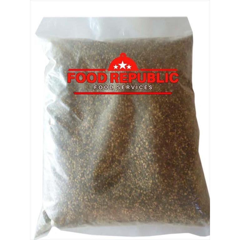 

lada hitam pecah / lada hitam crack / blackpepper crack 1 KG murni