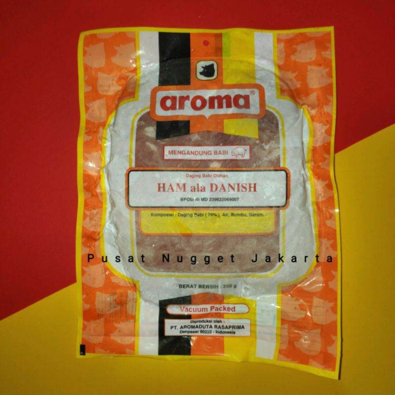 

Pork Ham Ala Danish Aroma 250gram