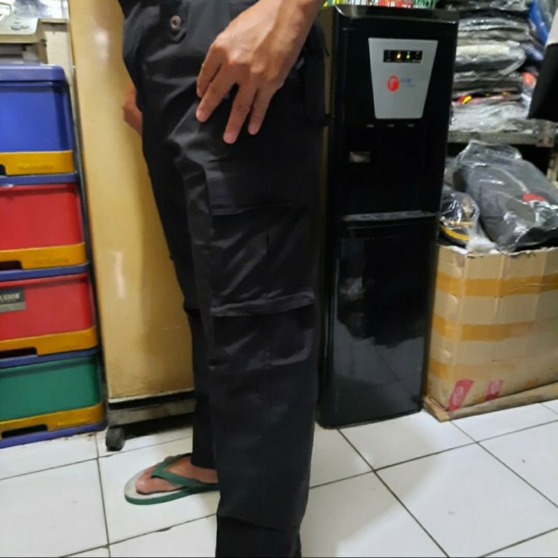 celana pdl jatah polisi coklat tua